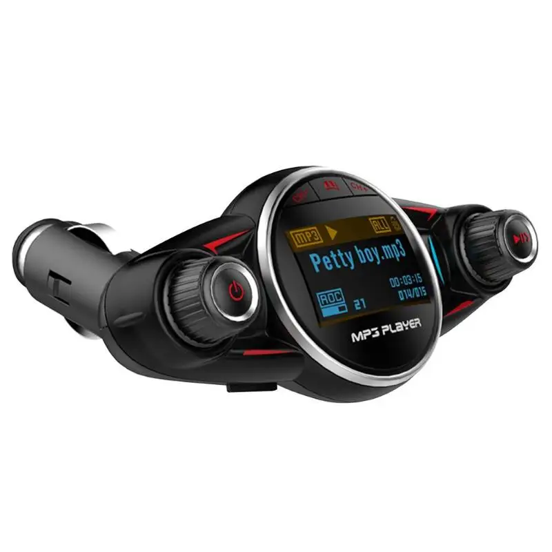 Bluetooth 4.0 FM Transmitter Hands Free Car Kit USB Charger AUX MP3 Player Car Accessories Car Styling