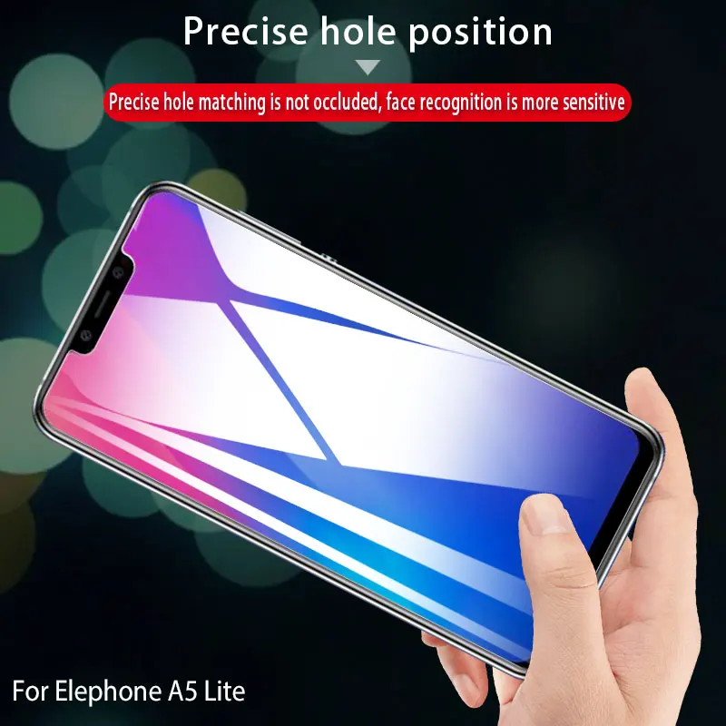 DyGod для Elephone A5 Lite закаленное стекло 6 18 дюймов Переднее защитная пленка экрана