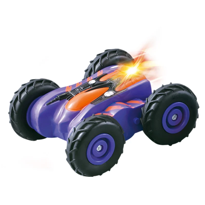 HappyCow RC Car Plastic 3.7V Flashing Ready-to-Go 4 Channels 360 Degrees Rotation Remote Control Buggy 777-606 For Child