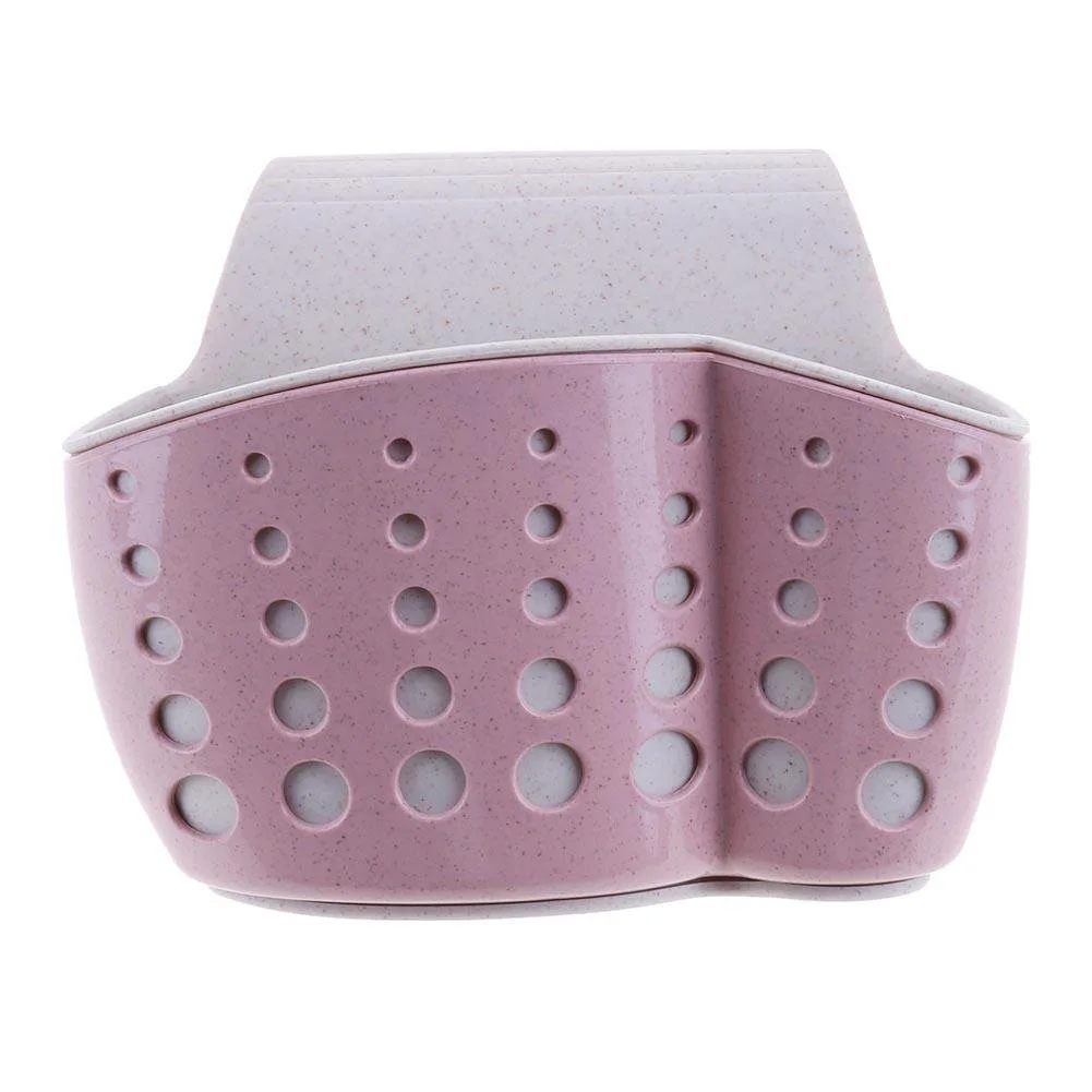 1 قطع شفط كوب الصابون الإسفنج استنزاف رف المطبخ بالوعة الرف حامل استنزاف شنقا سلة بالوعة الحمام التخزين المنظم