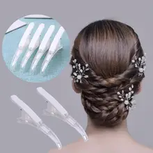 4 шт., профессиональные заколки для волос для женщин, пластиковые заколки для волос, заколки для волос для девочек, парикмахерские аксессуары для волос