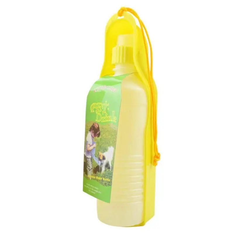 Portable Pet Travel Water Dispenser,Dog Feeding Water Bottle 17oz