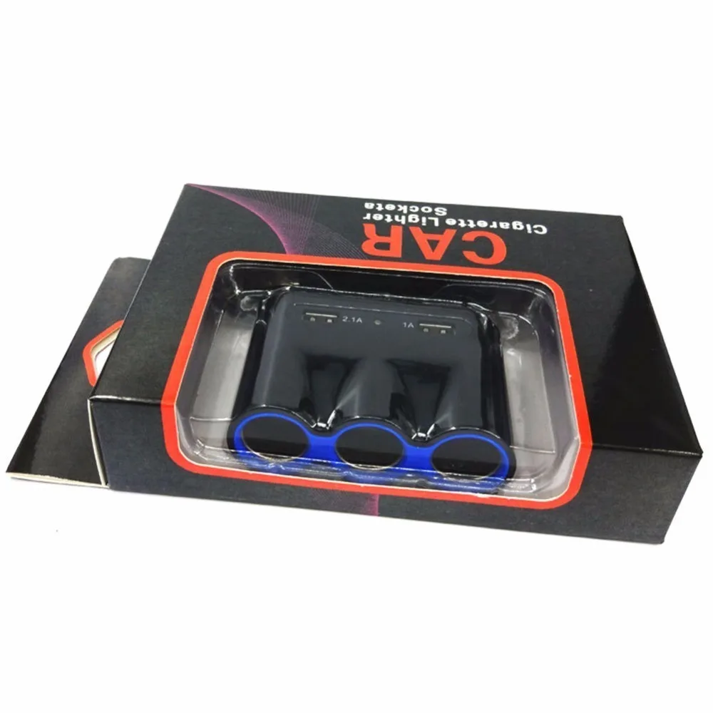 Сигаретные розетки переходник зажигалка 5 В мощность выходной 120 А 3 USB порта