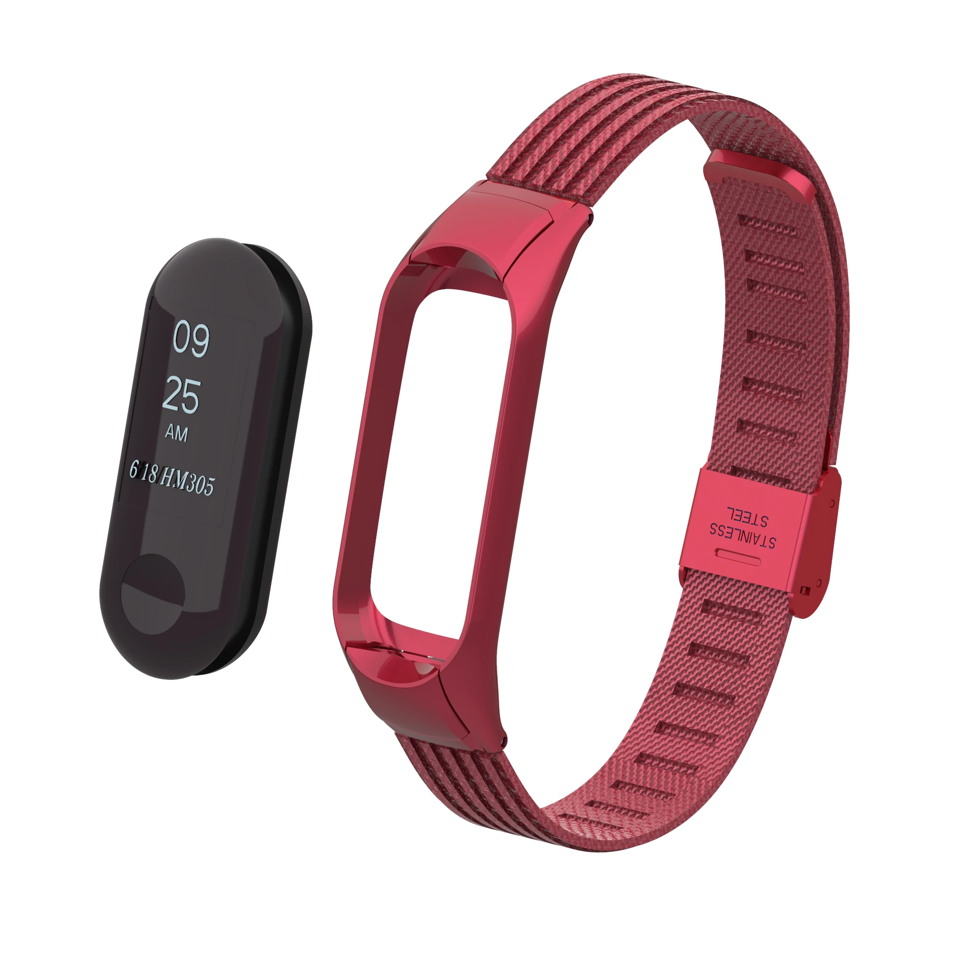 Новейший браслет Pulseira для Mi Band 3 ремешок без отверток из нержавеющей стали
