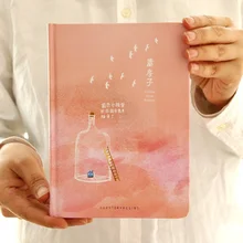 Creative trend Color Pages A5 Notebook Little Blue House Diary Book Hardcover diary Stationery School Supplies korean diary hard copybook notebook 86sheets look for deer creative notepad hardcover notebook school supplies