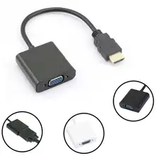 HDMI к VGA HD аудио конвертер Кабель HDMI к VGA линия Поддержка 1080 P