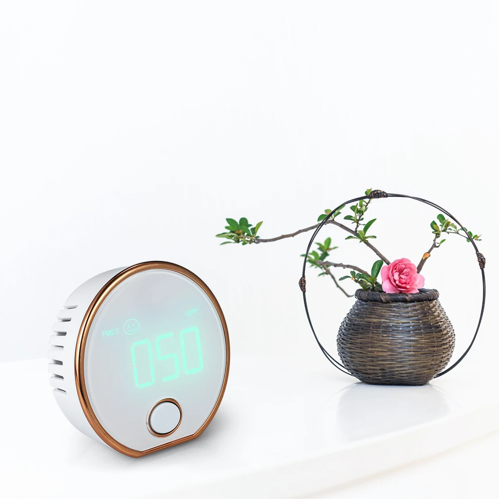 

Mini Portable High Precision Indoor Haze Dust PM2.5 Meter Detector Air Monitor Air Particle Counter HT-403