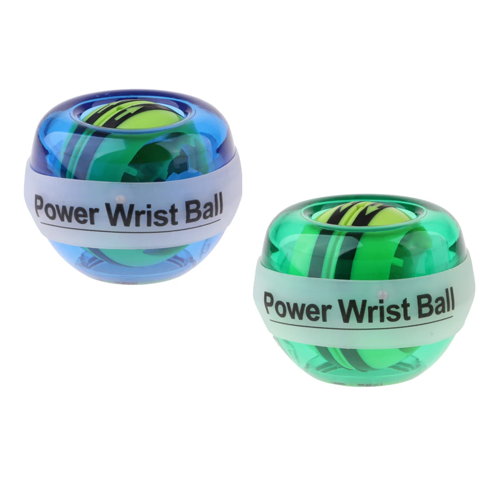 

2 Pieces Hand Power Wrist Ball Exercise Ball Arm Sporter Strengthener Fitness - Wrist and Forearm Exerciser Finger Strengthener