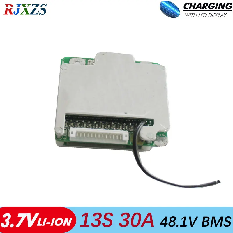 Защитная плата для литий-ионных аккумуляторов 13S 30A 48V защиты BMS PCM 54 6 V bms с