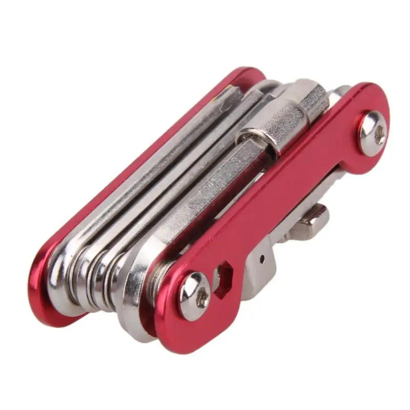 buy 11 in 1 Bicycle Repair Tool Bike Reparing Gadget Set with Sectional Stopper