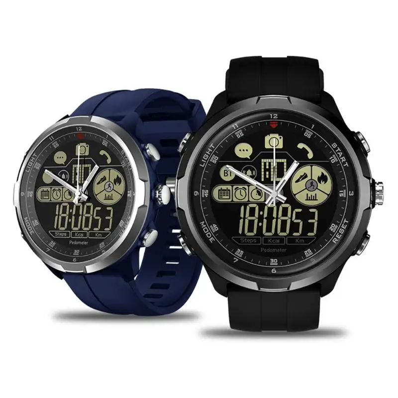 Zeblaze VIBE 4 HYBRID 1,24 "FSTN Smartwatch 50 м водостойкий 33-месяц в режиме ожидания Смарт-часы для мужчин спортивный браслет для Android IOS