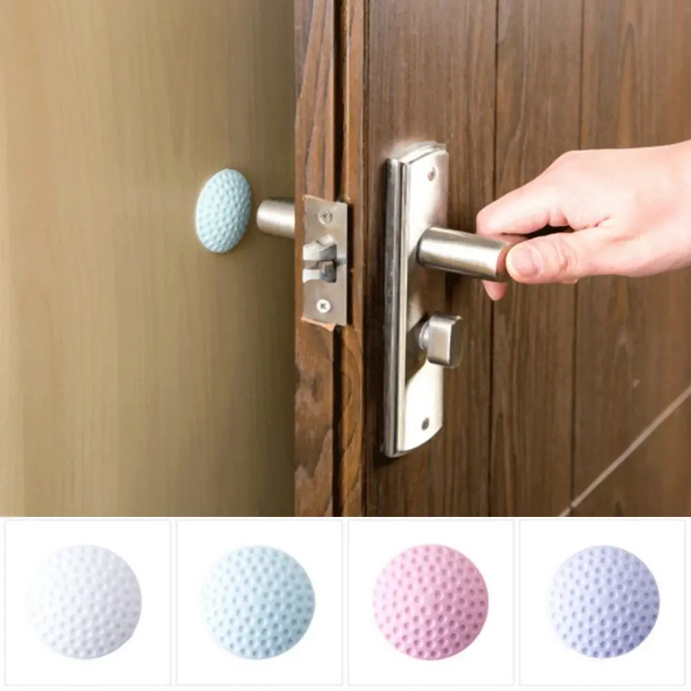 

1PC Self Adhesive Rubber Door Buffer Wall Protectors Door Handle Bumpers for Door Stopper Doorstop Door Pad Round Wall Protector