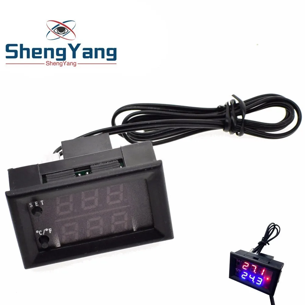 

W1209WK W2809 DC 12V LED Digital Thermostat Temperature Control Thermometer Thermo Controller Switch Module + NTC Sensor