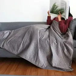 100% бархатное тяжелое одеяло Гравитация одеяло для сна давление одеяло декомпрессионное одеяло бессонница Гравитация 40
