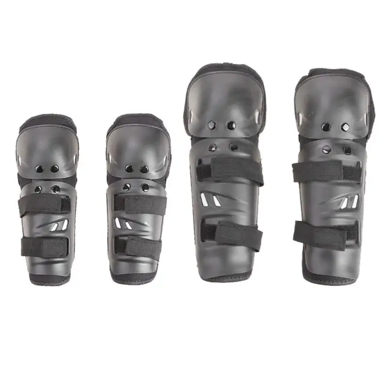 

1 Set Knee Braces Elbows Pads Motorcycle MTB Bicycle Cycling Riding Sport Safety Adjustable Knee Elbows Pads Protective Gear