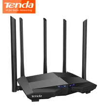 Английская прошивка двухдиапазонный AC11 1200 Мбит/с беспроводной Wifi маршрутизатор 2,4 г/5 г гигабитный Wifi повторитель 5*6 dbi Антенна 1 ГГц процессор 128 DDR3