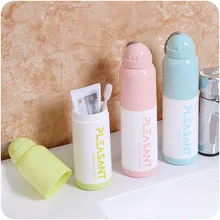 Портативный дорожный держатель для зубной пасты и щетки, крышка, чехол, коробка для хранения для дома, открытый держатель, аксессуары для ванной комнаты-30