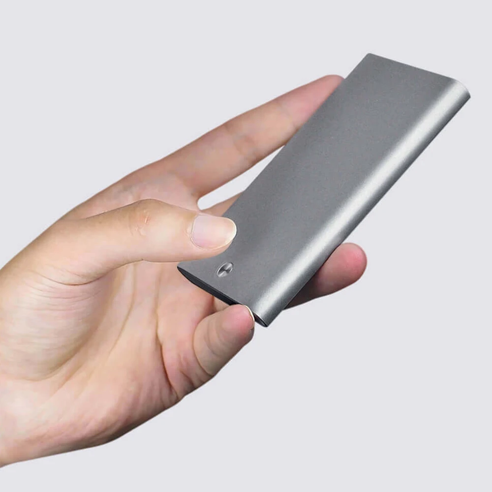 Портативный Футляр для кредитных карт Xiaomi Youpin из алюминиевого сплава карманный