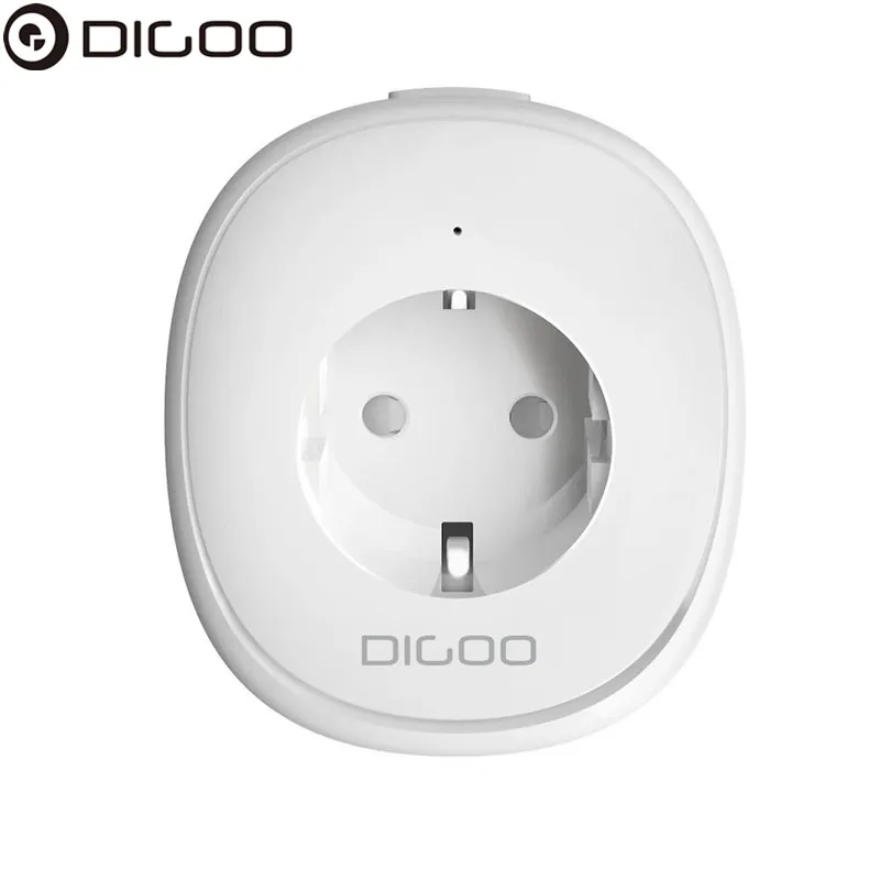 DIGOO DG-SP01 Dual USB Интерфейс штепсельная вилка европейского стандарта умная Wi-Fi розетка с светодиодный ночной Светильник APP дистанционного Управление, работает с Amazon Alexa Google