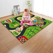 Ковры 3D игры Rugs фланелевый коврик ортопедический коврик для мальчиков и девочек дети играют ползать коврики большой S дома декор в гостиную DL0051