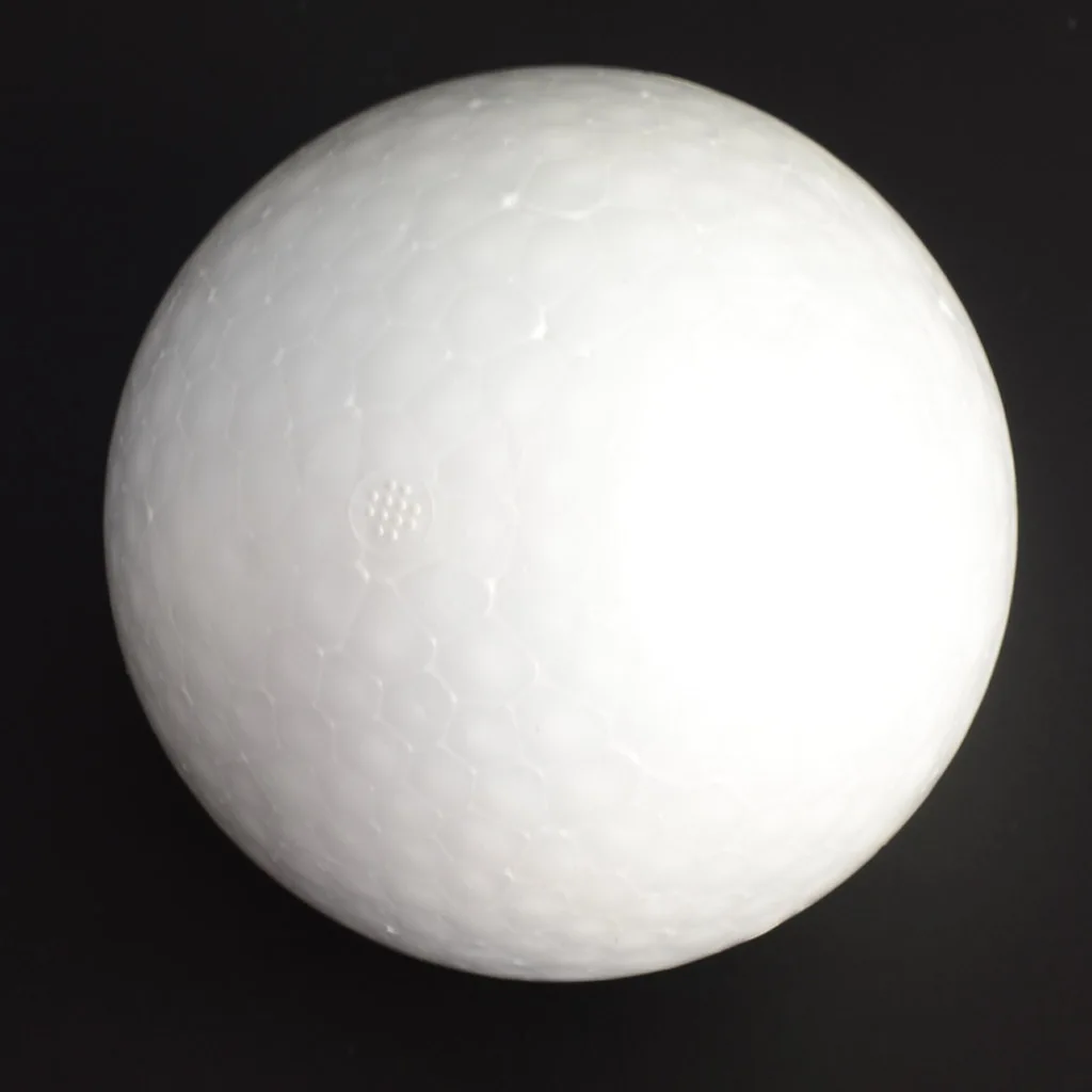 2 Pieces Round Solid Polystyrene Styrofoam Foam Ball For Wedding Craft