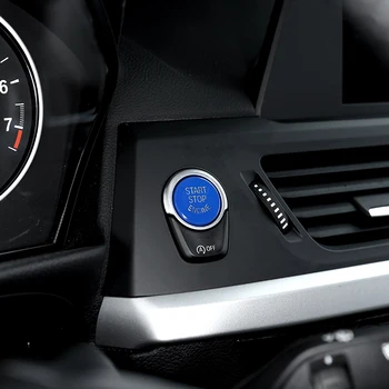 

1 Pcs For BMW 3 Series F30 X5 F15 Car Engine Start Stop Button Cover Trim Replace Upgrade Accessories 2018