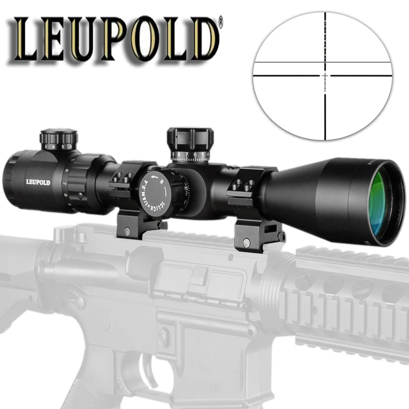 LEUPOLD к 4-16X44 SFIR Быстрое приобретение Цели Охота короткие Riflescoepes Точная освещенная тактическая для страйкбола пистолет Shootin