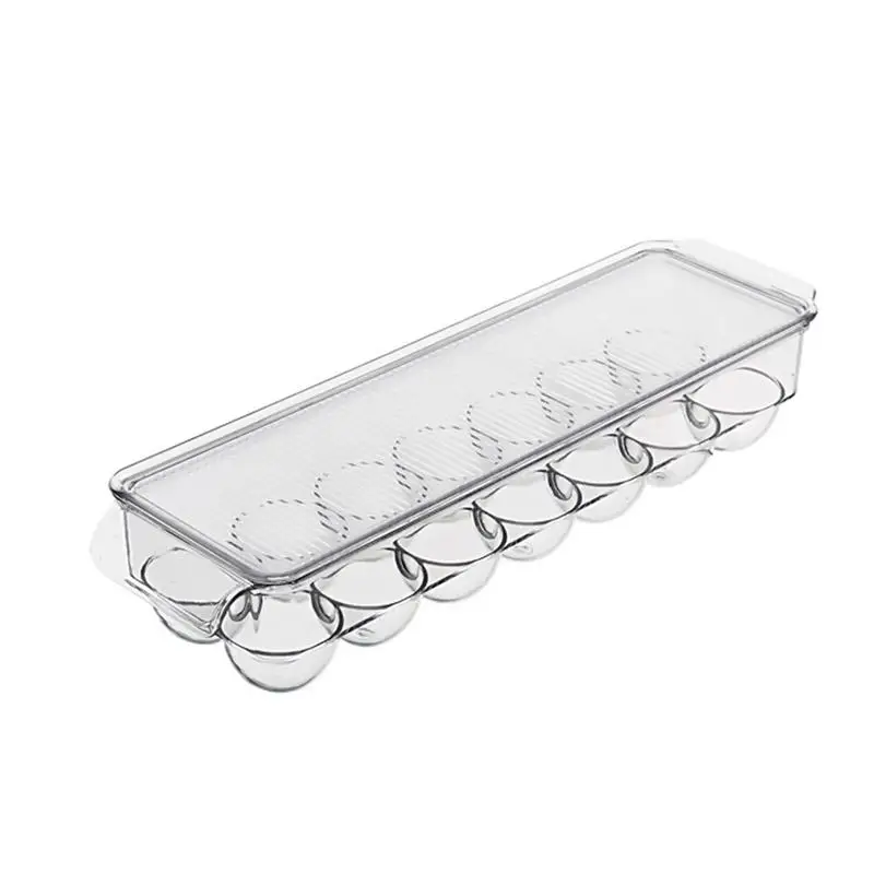 Kitchen Egg Storage Box Organizer Container Refrigerator Storing Egg  Large Capacity Organizer Container Storage Egg Racks Shelf