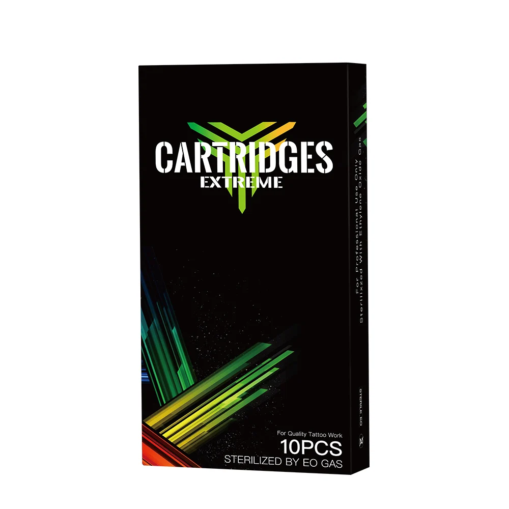 “ rm para Tatuagem Pcs Descartáveis Rodada Curvo Magnum