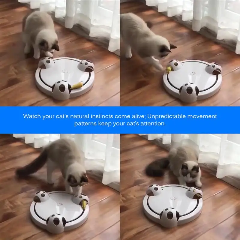 Тренировочные игрушки для кошек вращающийся диск однослойная тарелка