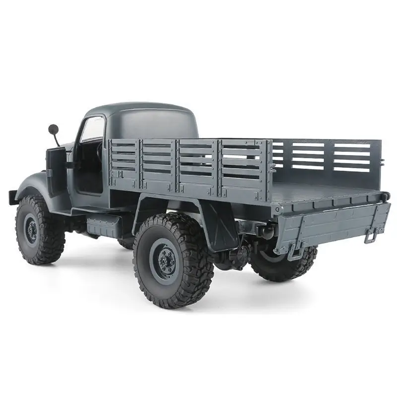 JJR/C JJRC Q61 1/16 2.G 4WD Off-Road Military Trunk Crawler RC Car Remote Control Toys Brush Motor Kids Boys Gifts Green Grey