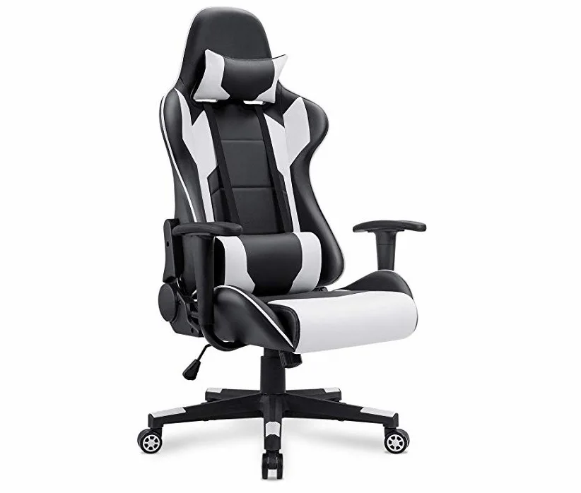 

Chair Style High Back Leather Chair Implement Power And Ergonomics Style Revolving Chair Head Pillow And Lumbar Vertebra Brace