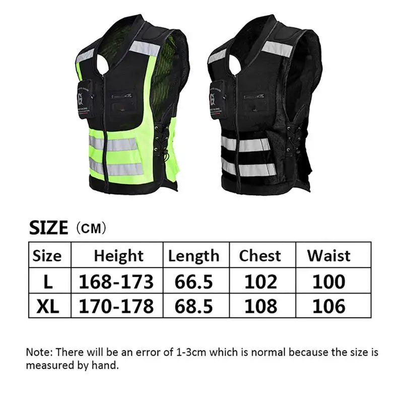 1PC Car Reflective Clothing For Safety Vest Protective Device Safety Facilities Traffic Motorcycle Reflective Jacket L/XL