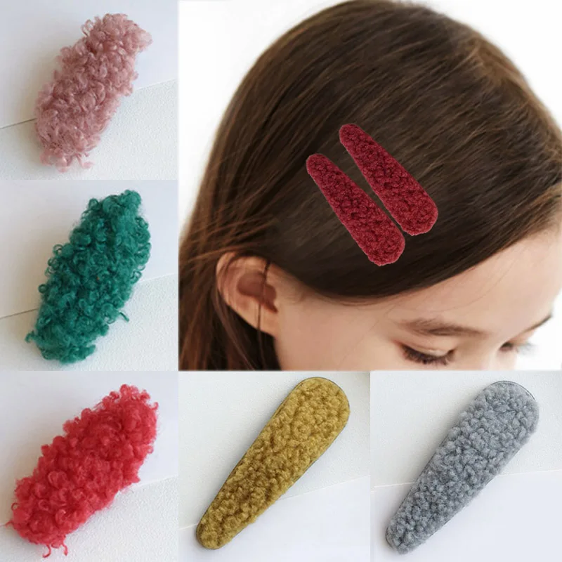 

1PC Fashion Women Solid Hair Balls Cute Plush Hair Ball Clip Hairpins Barrettes Hairband Accessories accesorios para el cabello