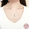 WOSTU-Colgante de unicornio brillante para pulsera y collar, de plata de ley 925, charms, dijes, joyería ► Foto 2/6