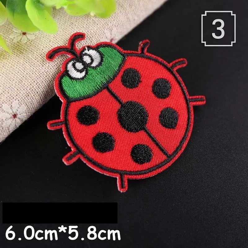 Kawaii Totoro хлеб Животные вышивка патчи утюжок на звезду подсолнух цветок Радуга