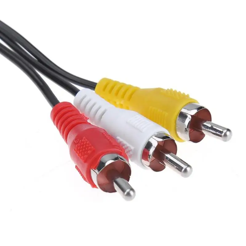 Игровой аудиокабель ALLOYSEED 1 8 м AV кабель для 3 RCA A/V ТВ адаптера провод Sony PlayStation 2 PS2 PS3