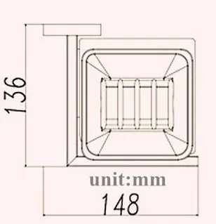 SUS 304 нержавеющая сталь Зеркальная поверхность мыльница держатель SM003