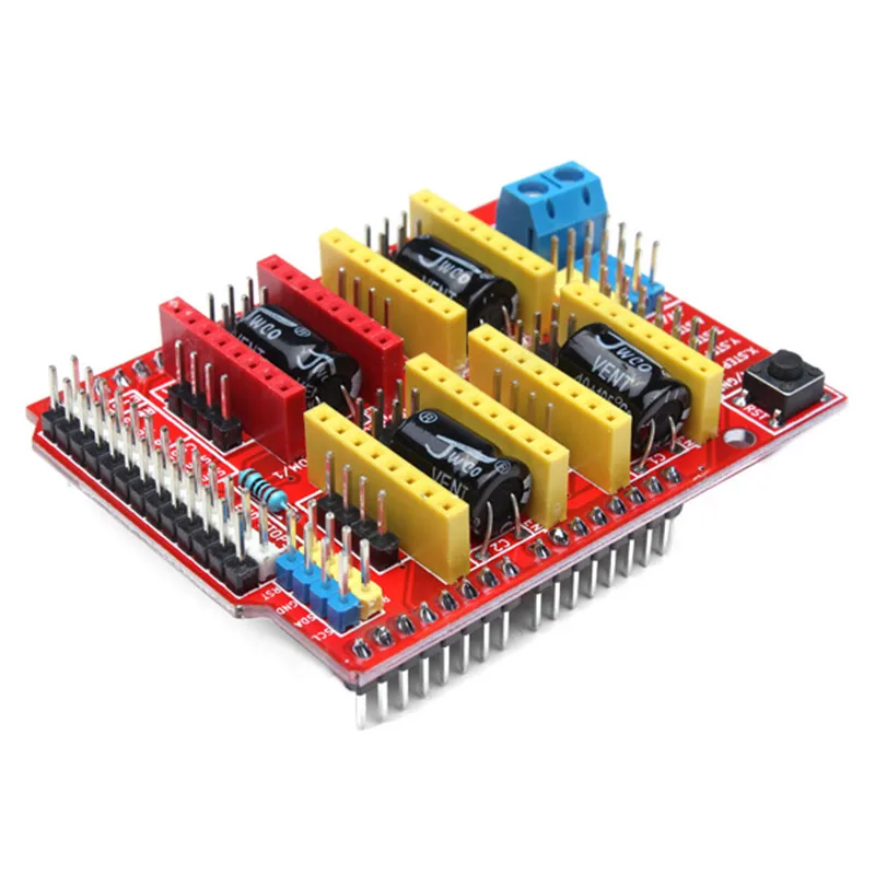 DANIU 1 шт. CNC щит v3 гравировальный станок/3D принтер/A4988 Плата расширения драйвера для