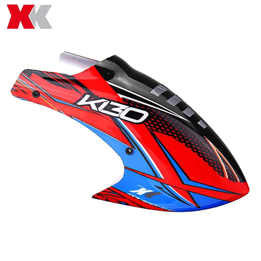 XK K130 6CH RC Helicopter Parts Canopy For 4G 6CH Brushless 3D6G System Flybarless RC Helicopter