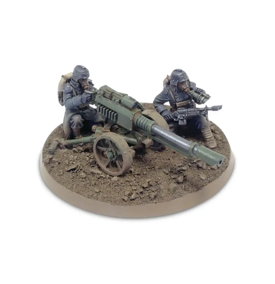 

Death Korps of Krieg Lascannon team