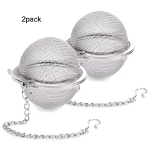 2 шт./компл. Лот Творческий заварки в сетка Чай круглое ситечко травы сито для приправ диффузор Нержавеющая сталь ручка металл Чай Кухня инструменты