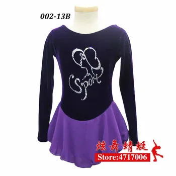 

Ice skating dress Competition Figure Skating Baton Twirling Costume Adult child