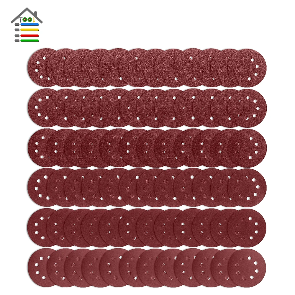 Buy AUTOTOOLHOME 72 Pack 5 Inch Sanding Disc Sander