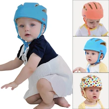 Детский шлем защитный шлем для маленьких девочек хлопок младенческой защиты Шапки, детские головные уборы для мальчиков и девочек кепки acete Infantil