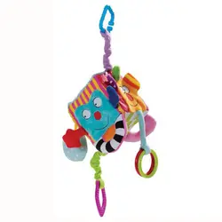 FBIL-новая детская Мобильная детская игрушка плюшевый блок клатч квадратные погремушки ранние Новорожденные детские развивающие игрушки 0-12