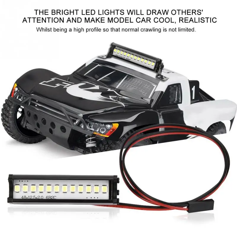 55Mm Rc Led Light Bar Leds Lamp 1:10 Rc Car Part For 90046 90048 Scx10 Model_CH 55Mm Rc Led Light Bar Leds Lamp 1:10 Rc Car Part For 90046 90048 Scx10 Model_CH