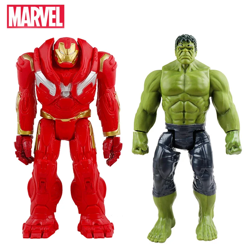 

30cm Big Size Marvel The Avengers Toys Hulkbuster Thanos Hulk Movie&TV Action Figure Collection Model Doll For Kids Gift