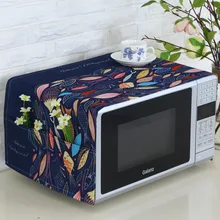 Качественная хлопковая и льняная ткань для микроволновой печи, пылезащитная крышка, высококачественный европейский стиль, защита от масла