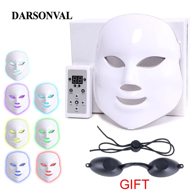 

Facial Mask LED PDT Photon Therapy Lamp AntiAging Machine Electric Led Mask Beauty Microcurrent Face Neck Mask Skin Rejuvenation